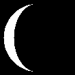 [25 day old Moon]